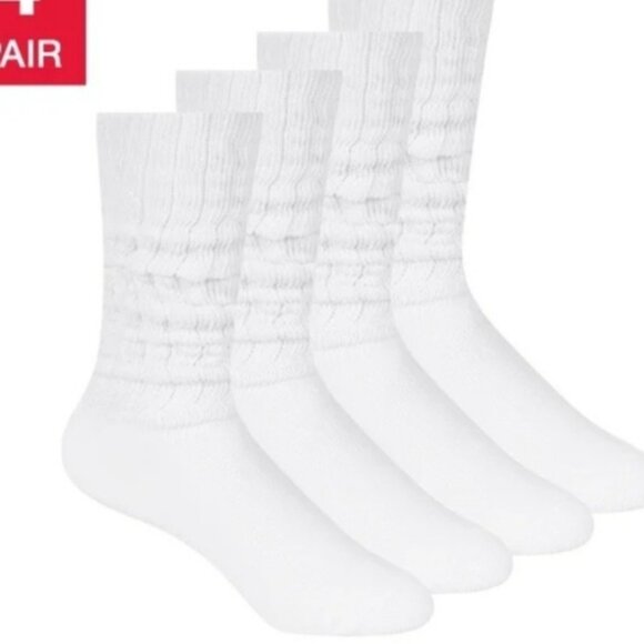 NEW Scotch & Soda Slouch Crew Socks | White - Picture 2 of 3